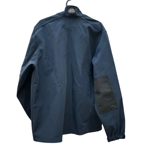 Dickies Men’s M Blue Softshell Full Zip Jacket Workwear Coat Lightweight casual - Picture 2 of 5